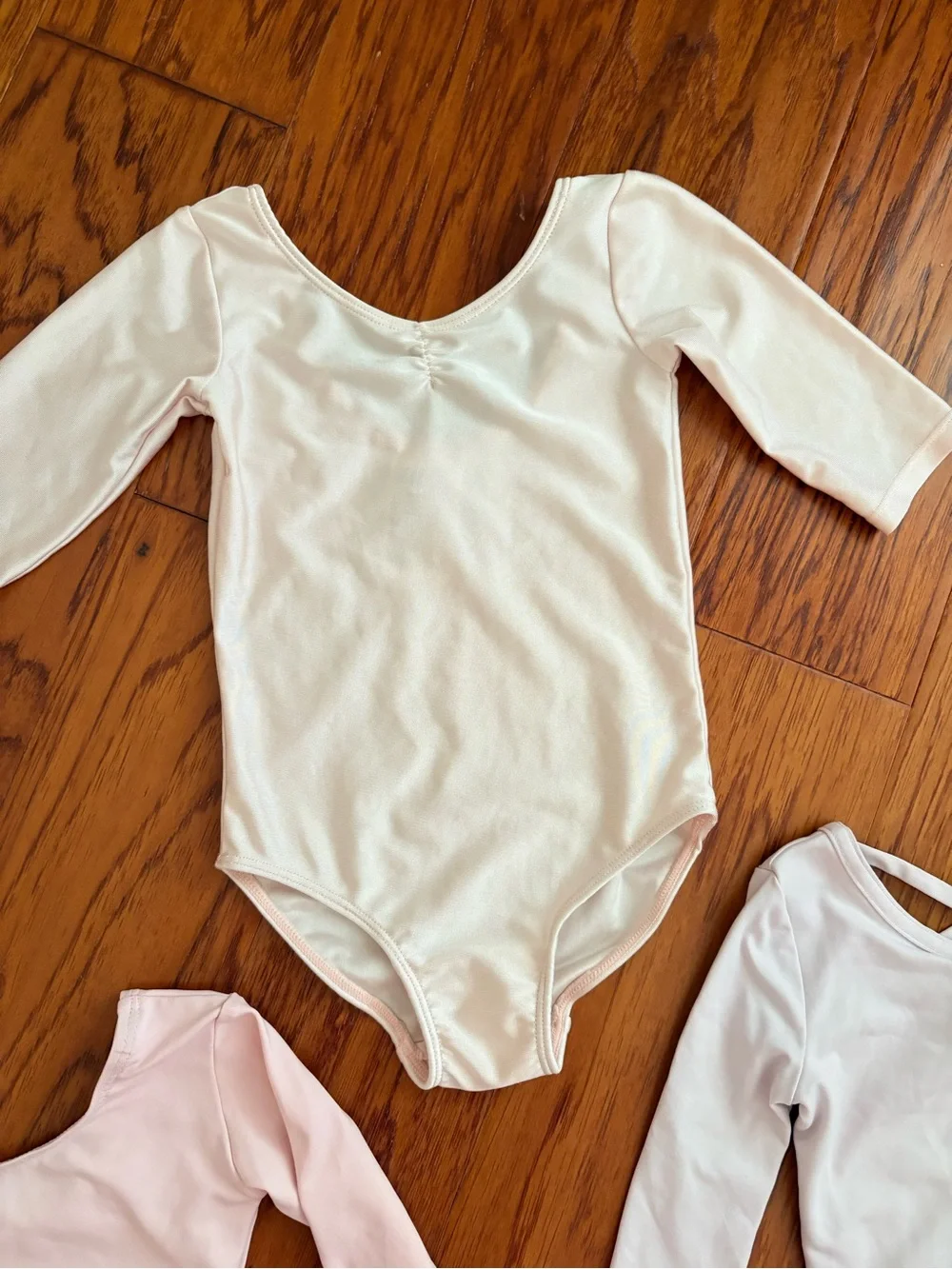 Set of 3 Long Sleeve Dance Leotards for toddler girl